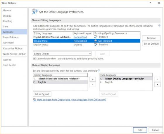 Microsoft Office'i keele muutmine