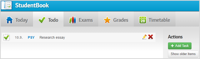 StudentBooki Chrome'i laiendus