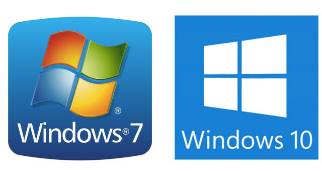 Windows-10-Windows-7-mängimine versus