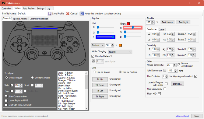 DS4 Windowsi kontrolleri seadistamine