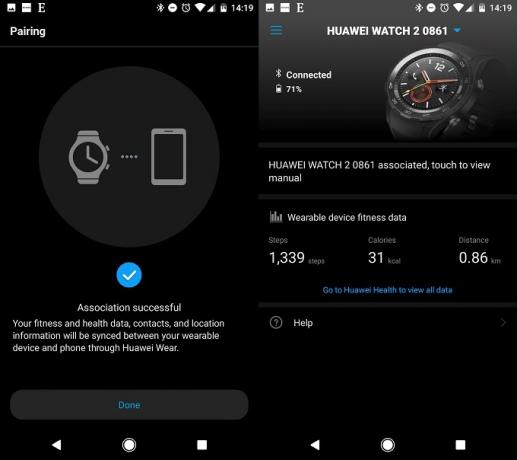 Huawei Watch 2 sisselogijad Android Wear 2.0 versioonis (ülevaade ja kingitused) Huawei Watchi rakenduse ekraanipildid