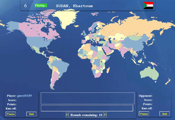 geograafia mängud