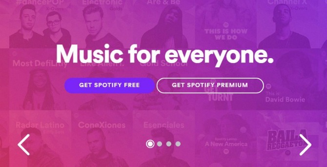 Spotify mobiilirakendus