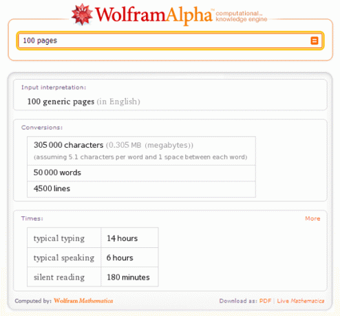 10 otsingusõna, et Wolfram Alpha saaks igapäevaseks kasutamiseks Wolfram Words1