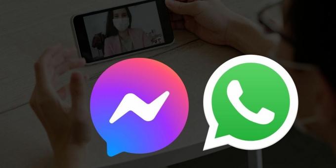 WhatsApp vs Messengeri videokvaliteet 