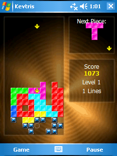 tetris mobiiltelefonidele