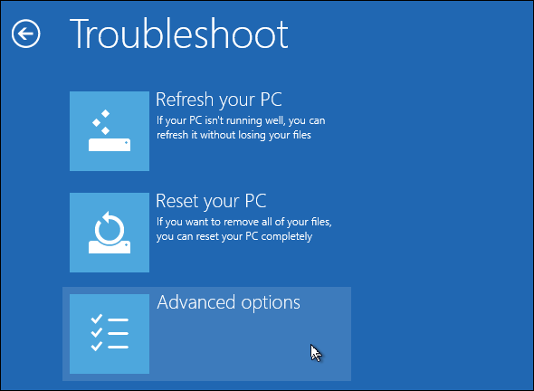 parandage Windows 8 alglaadimine