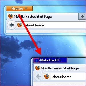 Firefoxi oranž menüü