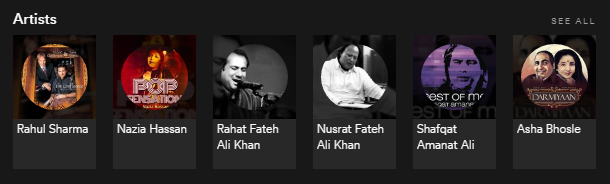 Qawwali žanr Spotify'is