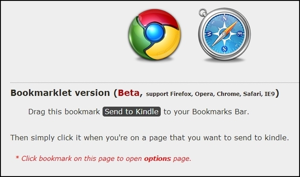 Klip.me saadab Kindle'ile: kõik artiklid, mida saate lugeda, on Interneti-ühenduseta liikvel [Chrome] Muud versioonid
