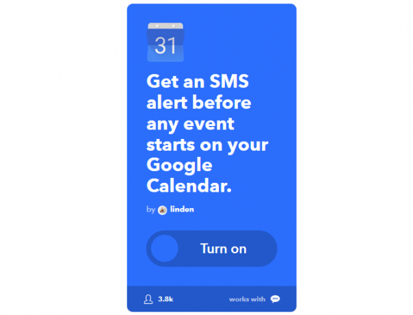 Ultimate IFTTT juhend: kasutage veebi kõige võimsamat tööriista nagu Pro 7IFTTT ReminderTextGoogleCal