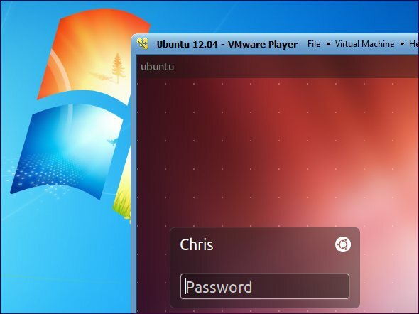 Ubuntu virtuaalmasin Windowsis