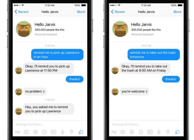 jarvis bot facebooki jaoks