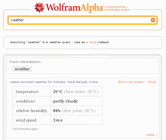 10 otsingusõna, et Wolfram Alpha oleks igapäevaseks kasutamiseks ilm