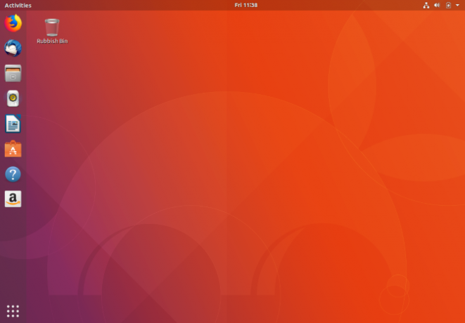 Ubuntu GNOME LTS töölaud 