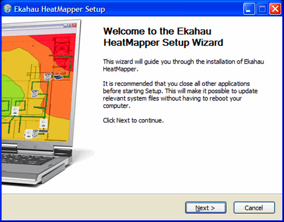 Mõõtke oma kodus WiFi-signaali tugevust HeatMapper Heatmapperinstall11 abil