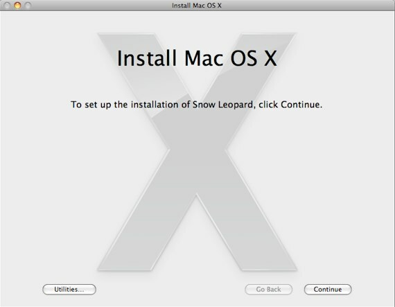 Kuidas üle minna Snow Leopardile ja mida peaksite teadma [Mac] SL install 2