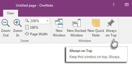 Microsoft OneNote - kiire märkus peal