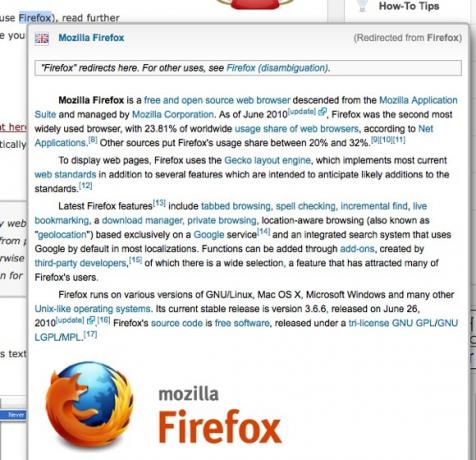 vikipeedia plugin Firefox