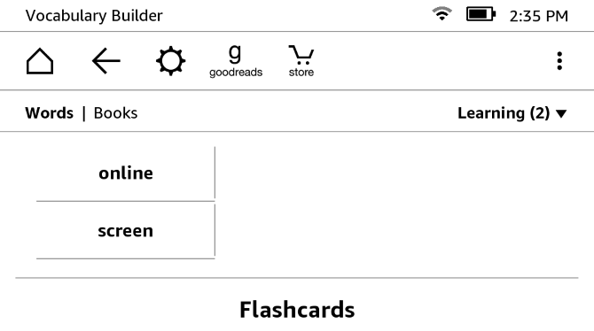 Kuidas seadistada ja kasutada oma Kindle Paperwhite 16 Paperwhite sõnavaraehitajat