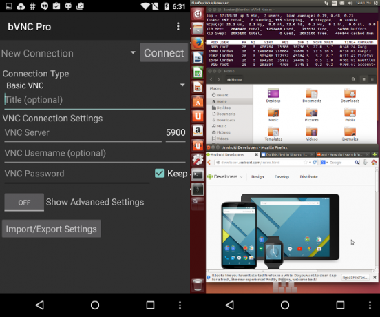 linux-android-remote-bvnc