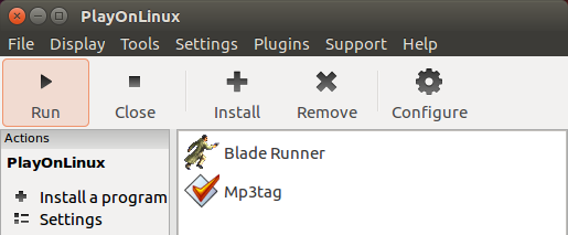 Adobe Photoshop'i installimine Linuxile - programmi PlayOnLinux installimine