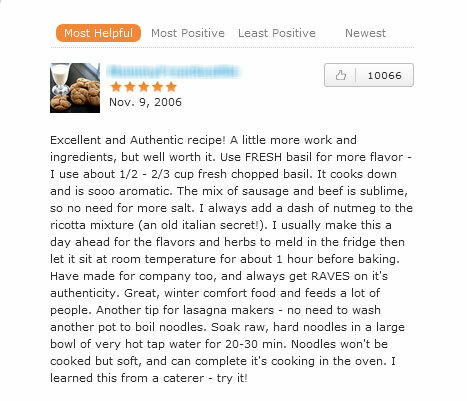 AllRecipes - kasulik ülevaade