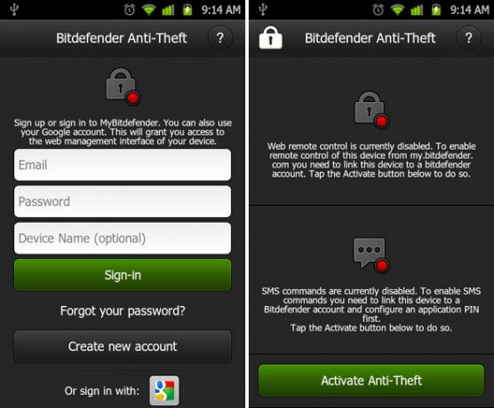 Hoidke oma mobiilseadmed turvalisena ja helina Bitdefender Anti-Theft [Giveaway] Bitdefender Anti-theft android 1 abil