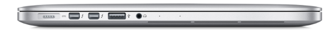 Thunderbolt 2 pordid MacBook Pro'is