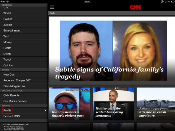 Hankige oma iOS-i rahvusvaheline uudisteparandus BBC CNN-i profiilist