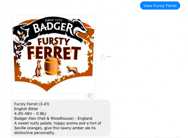 facebooki messenger bot beerbot