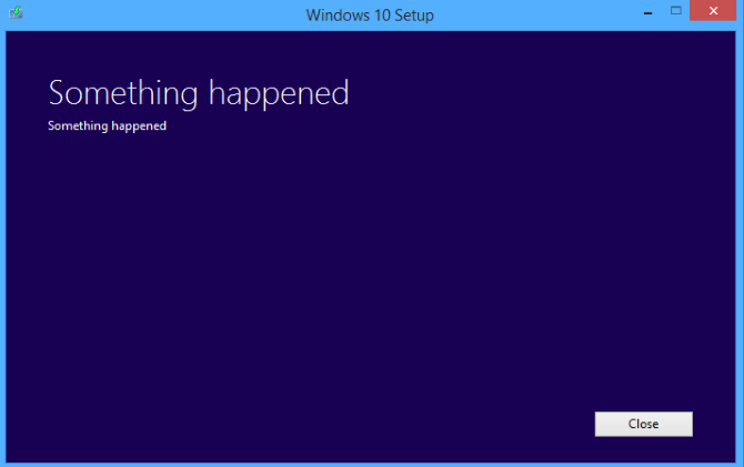 Midagi juhtus Windows 10-s