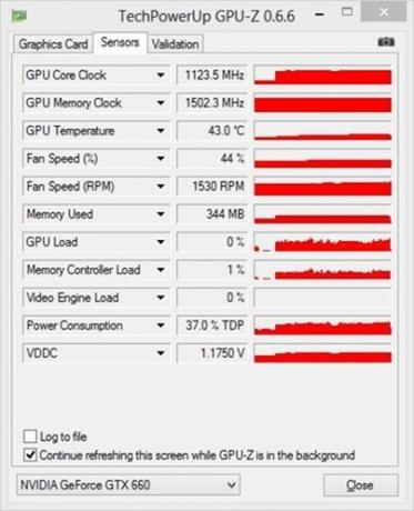 gpu-z rakendus