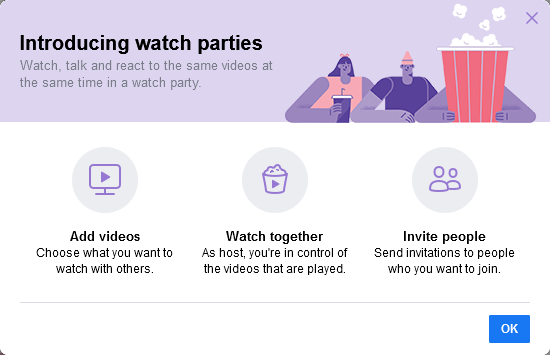 Facebook Watch Party ülevaade