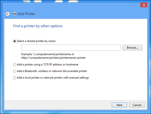 Windows 8 printimise probleemid