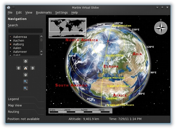 alternatiiv Google Earthile