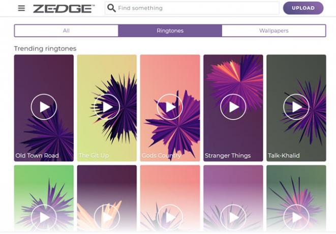 Zedge'is saate iPhone'i jaoks tasuta helinaid otsida