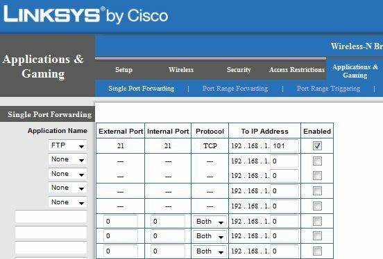 Kuidas luua oma FTP server Core FTP coreftp9 abil?