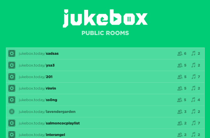 Jukebox. Täna on kõige lihtsam rakendus YouTube'i muusika esitusloendite loomiseks ja sõpradega sünkroonis kuulamiseks