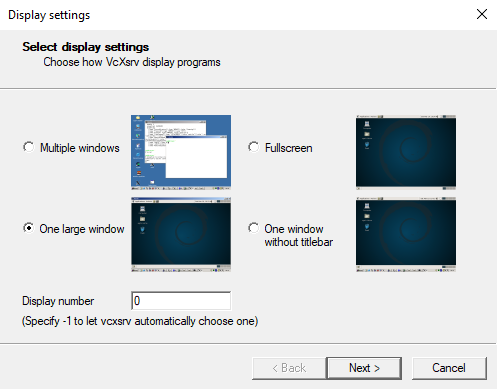 Seadistage X-server Windowsis