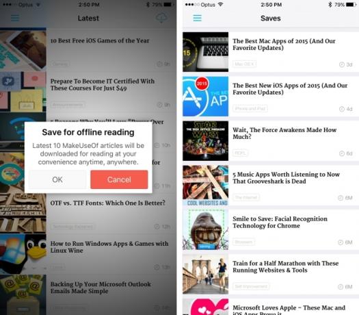 Laadige oma iPhone'i jaoks alla uus rakendus MakeUseOf, mille uuendatud rakendus 2a on makeuse