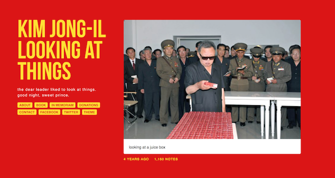 kim jong il asju vaadates