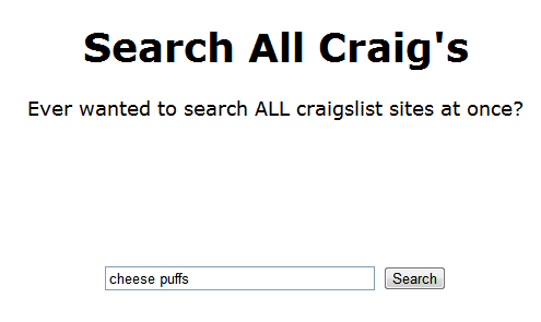 otsige kogu Craigslistissa