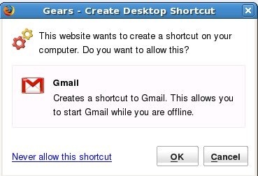 offline Gmaili otsetee