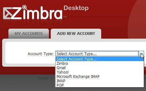 zimbra töölaud