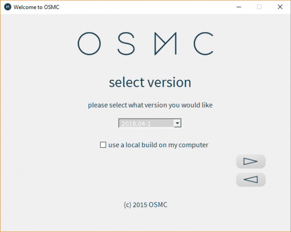 Installige OSMC Raspberry Pi 3 jaoks