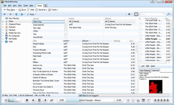 MediaMonkey 4: erakordselt võimas muusikahaldusprogramm [Auhinnad] mediamonkey liides