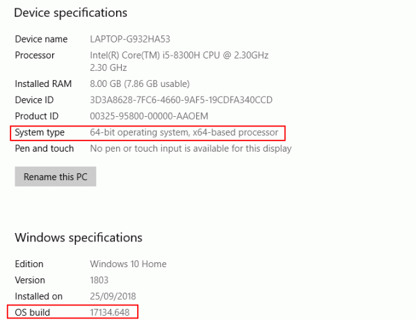 Kontrollige Windowsi versiooni