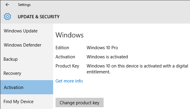 Windows 10 digitaalne kasutusõigus