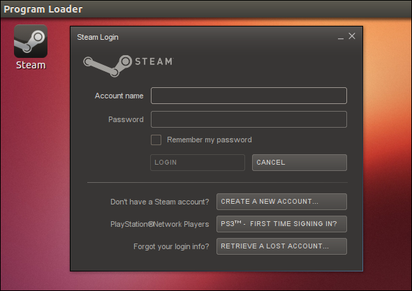 Steam Linux koos veini